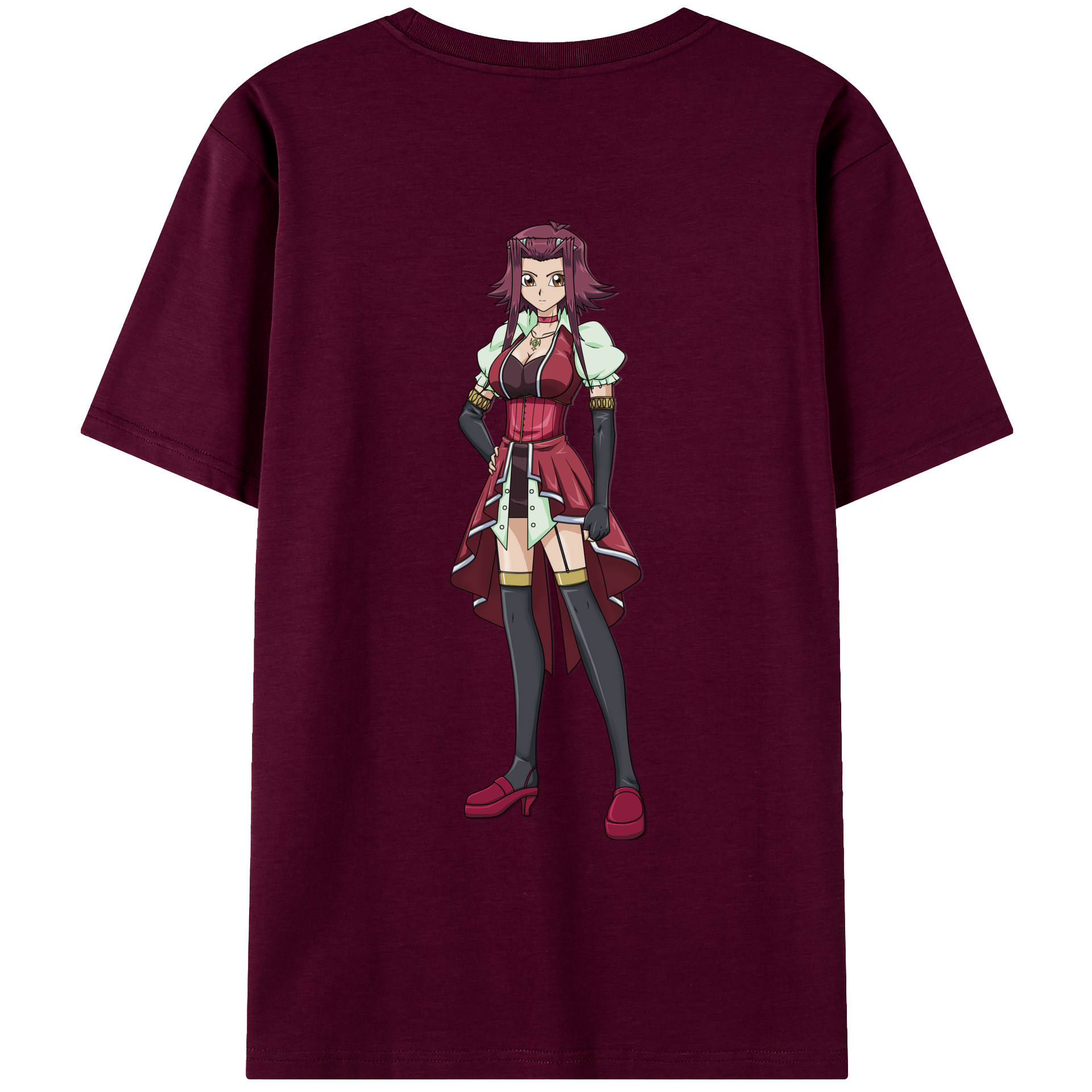 （画像用） 遊☆戯☆王 Yu-Gi-Oh! レディース半袖Tシャツ(バックプリント)